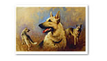 Barrie Linklater.  Paintings of dogs and pets